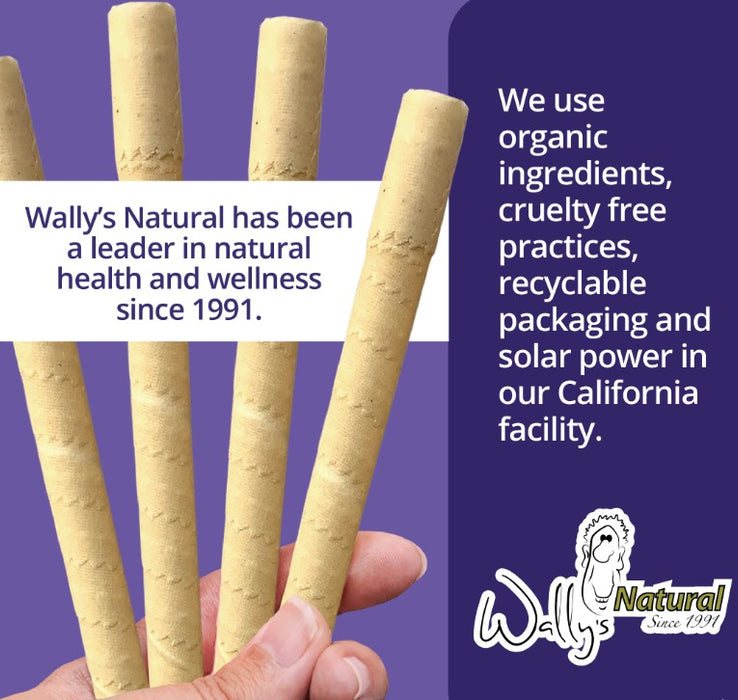 Wally's Natural Ear Candles – Beeswax & Herbal Infusion (4pk) – Natural Wellness for Ear Comfort