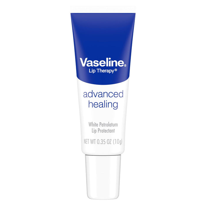 Vaseline Lip Therapy Advanced Healing Lip Moisturizer Lip Balm Tube, 0.35 oz