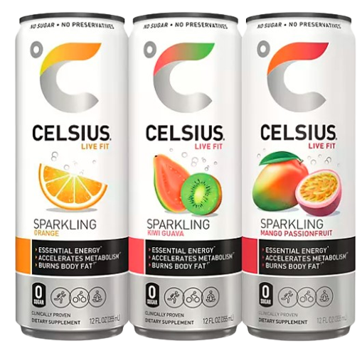 Celsius Essential Energy Sparkling Variety Pack (12 fl. oz, 18 pk.)