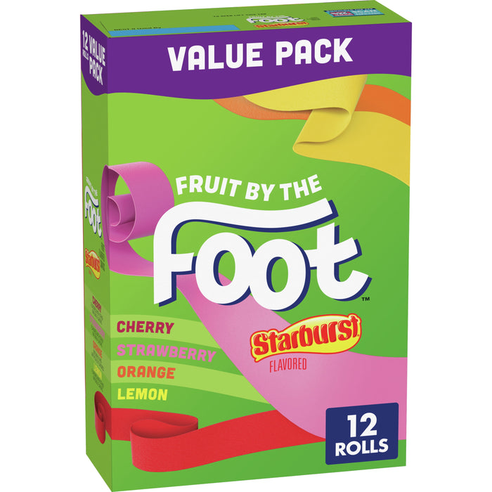 Fruit by the Foot Fruit Flavored Snacks, Starburst, Variety Pack, 12 ct