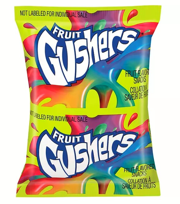 Gushers (Strawberry) Splash and Tropical Flavors- 0.8 oz., 42 ct.
