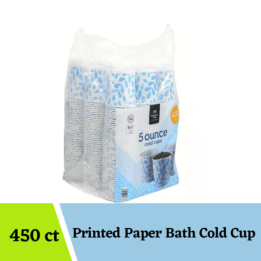 Member's Mark Printed Paper Bath Cold Cup (5 oz., 450 ct.)