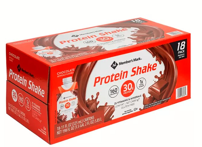 Member's Mark High Protein Chocolate Shake -11 fl. oz., 18 pk