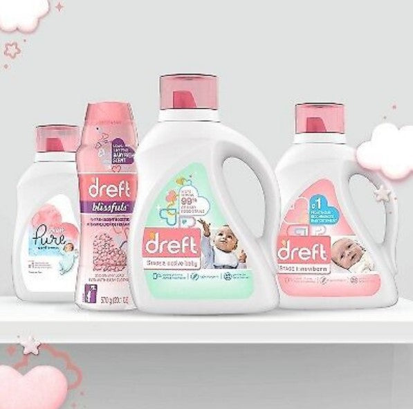 Dreft Stage 2 Active Baby Liquid Laundry Detergent 89 Loads 128 Fl