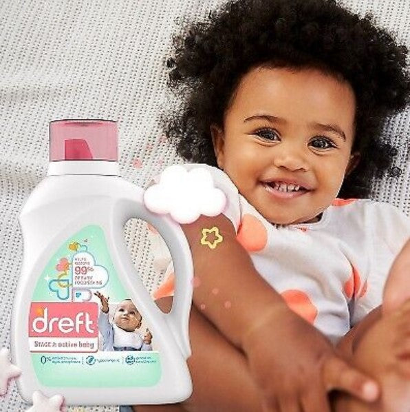 Dreft Stage 2 Active Baby Liquid Laundry Detergent 89 Loads 128 Fl