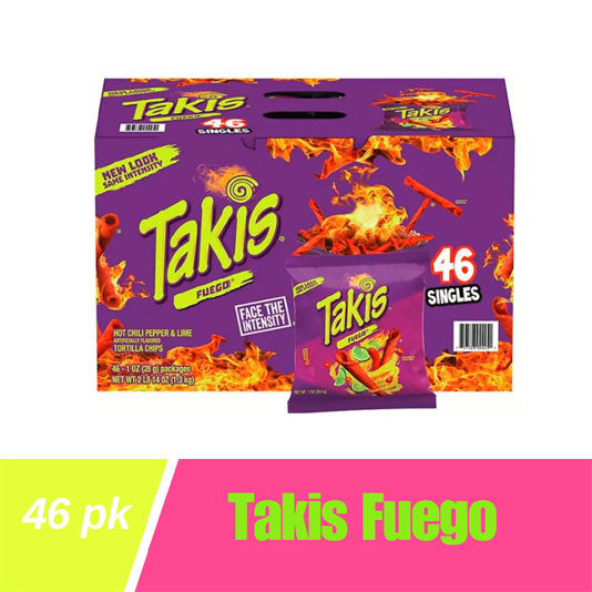 Takis Fuego Rolled Tortilla Chips 1 oz., 46 pk. — Eclat Trade