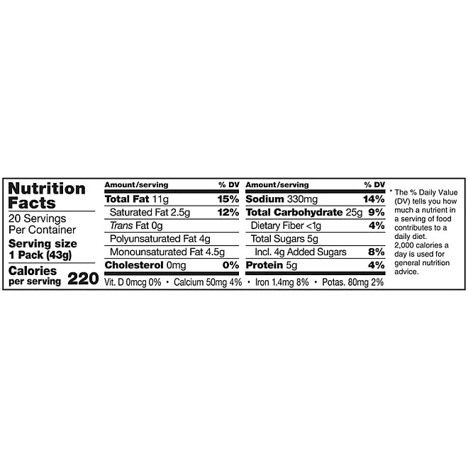 Lance ToastChee Peanut Butter Crackers, 1.52 oz., 40 pk.