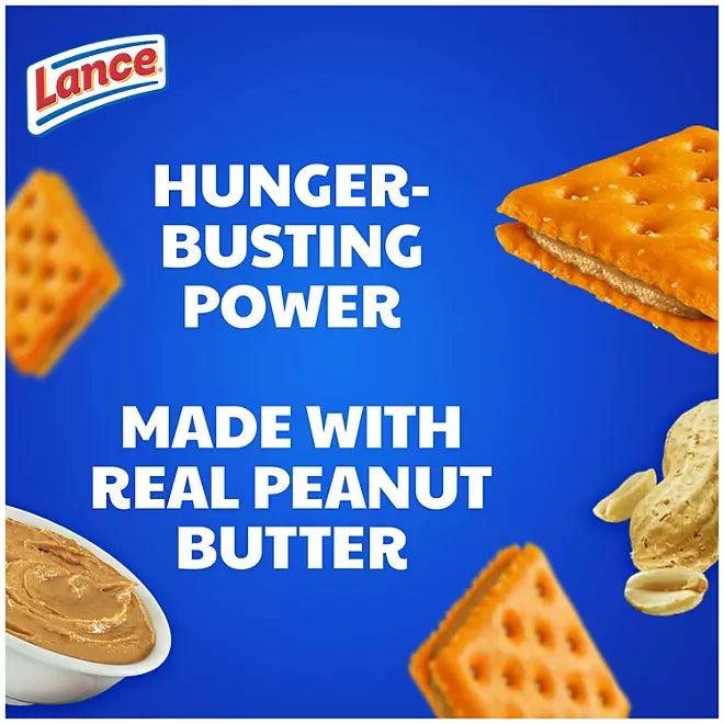 Lance ToastChee Peanut Butter Crackers, 1.52 oz., 40 pk.