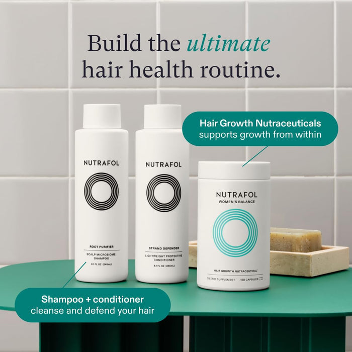 Nutrafol Women's Balance Hair Growth Supplements Clinically Proven for Ages 45 and Up