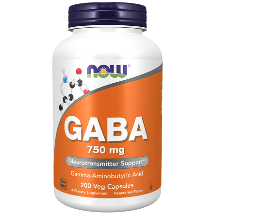 GABA 750 mg - 100 Vegetarian Capsules