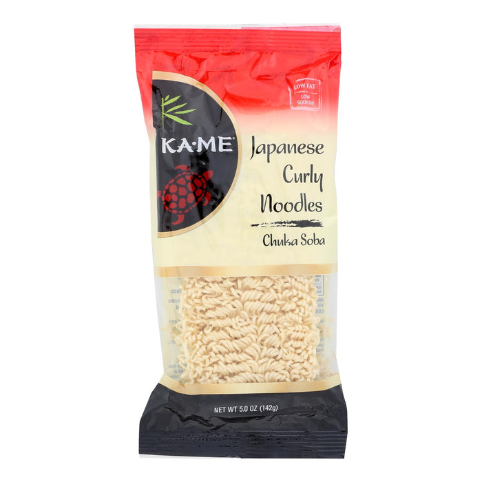 Ka'me Japanese Curly Noodles - Case Of 12 - 5 Oz