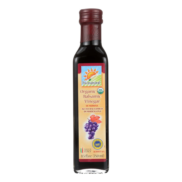 Bionaturae Balsamic Vinegar - Gluten Free - Case Of 12 - 8.5 Fl Oz