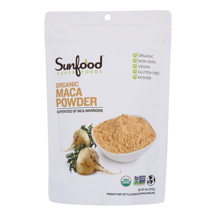 Sunfood - Maca Powder Organic - 1 Each -8 Oz .