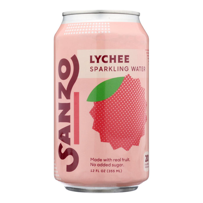 Sanzo - Sparkling Water Lychee - Case Of 12-12 Fz.