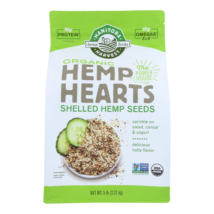 Manitoba Harvest Hemp Hearts - Organic - Shelled - 5 Lb - 1 Each.