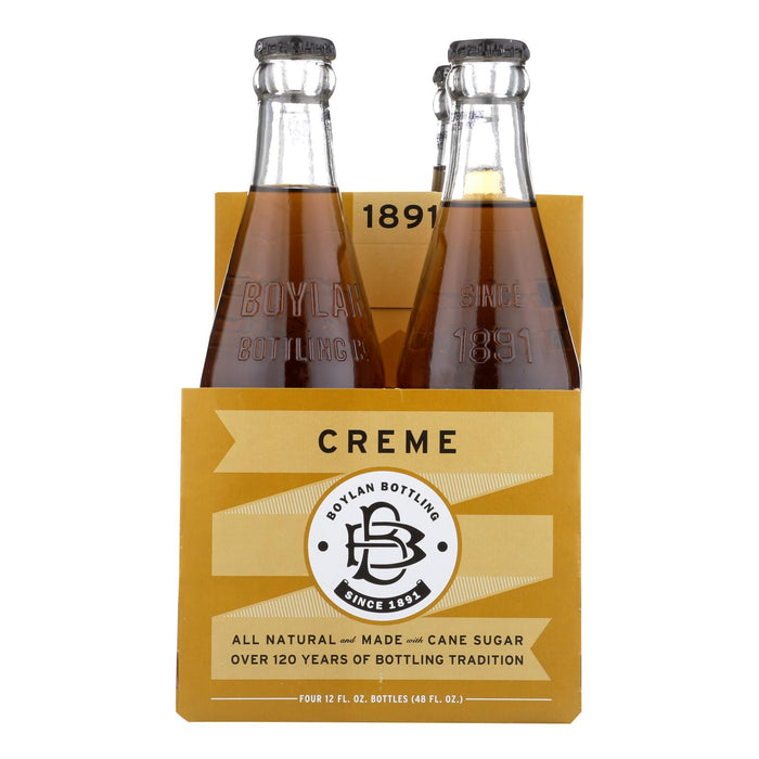 Boylan Bottling -Creme Soda - Case Of 6 - 4/12 Fl Oz.