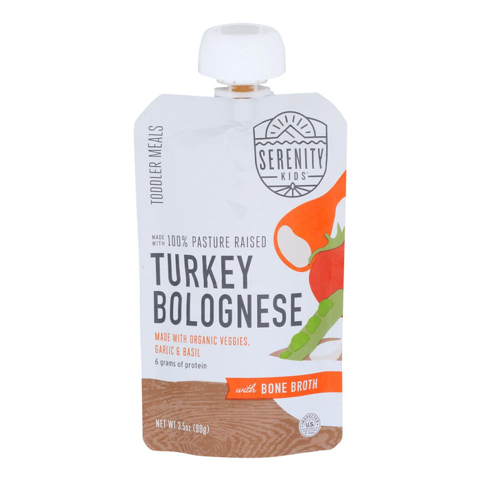 Serenity Kids - Pouch Turkey Blnse Bne Brth - Case Of 6- 3.5 Oz