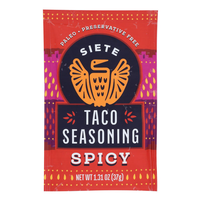 Siete - Seasoning Spicy Taco - Case Of 12-1.31 Oz.