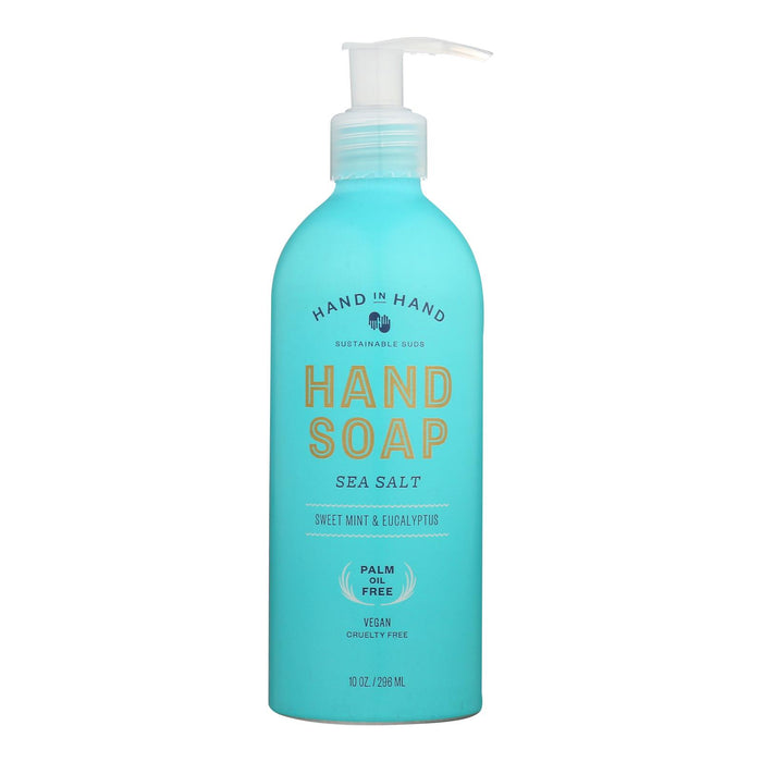 Hand In Hand - Liquid Hand Soap Sea Salt - Case Of 3-10 Oz .