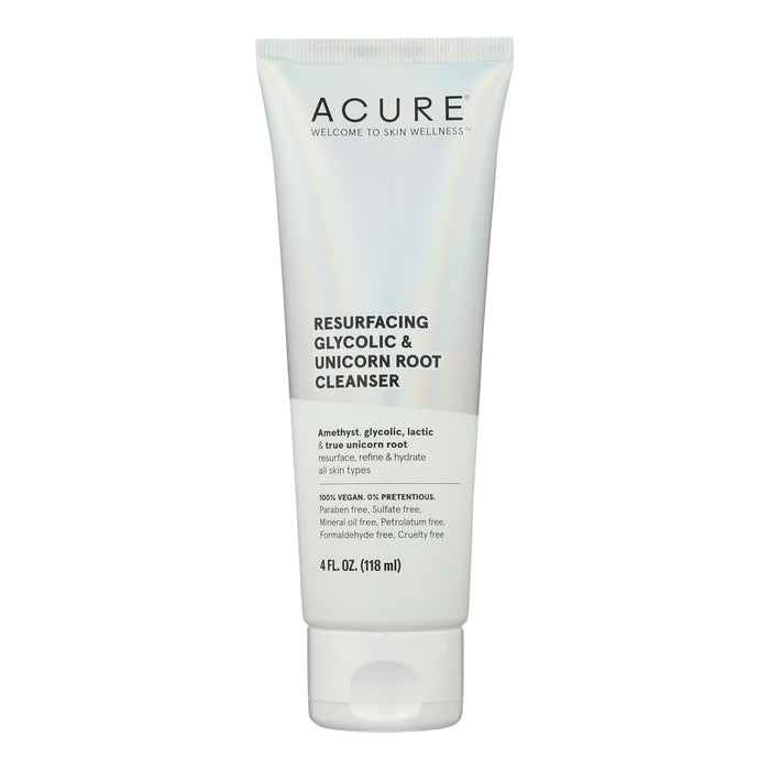 Acure - Cleanser Resfcng Gylc Unicrn - 1 Each- 4 Fz