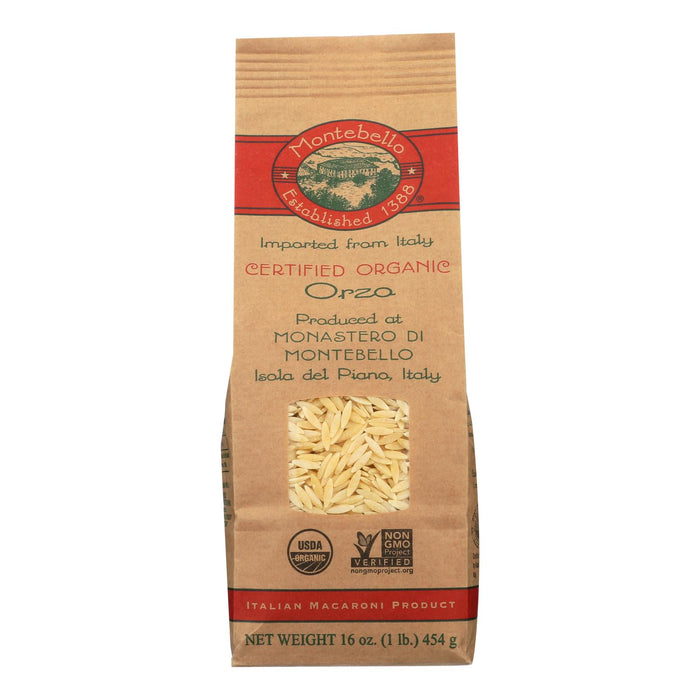 Montebello Organic Pasta -Organic - Case Of 12 - 1 Lb.