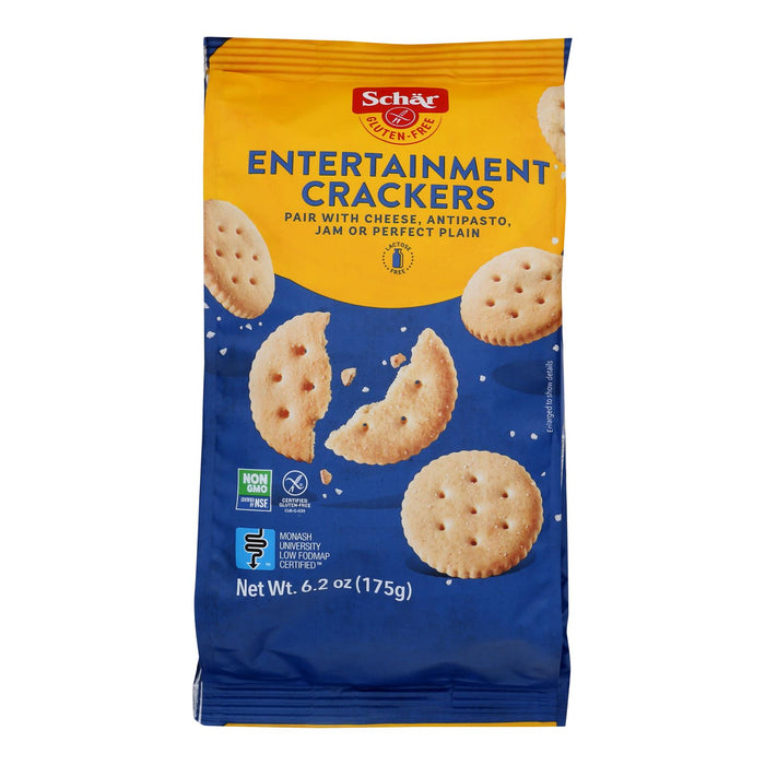 Schar - Crackers Entertain Gluten Free - Case Of 5-6.2  Oz