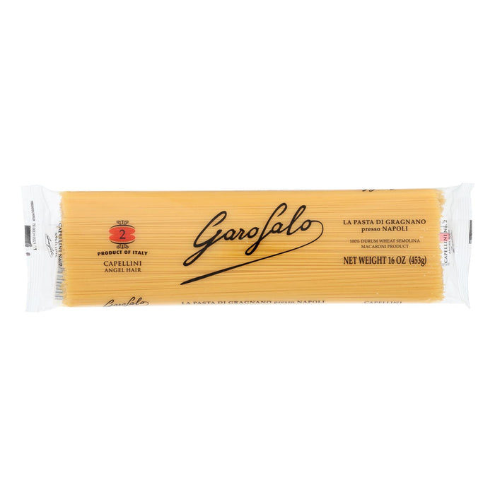 Garofalo Capellini Angel Hair Semolina Pasta - Case Of 20 - 16 Oz