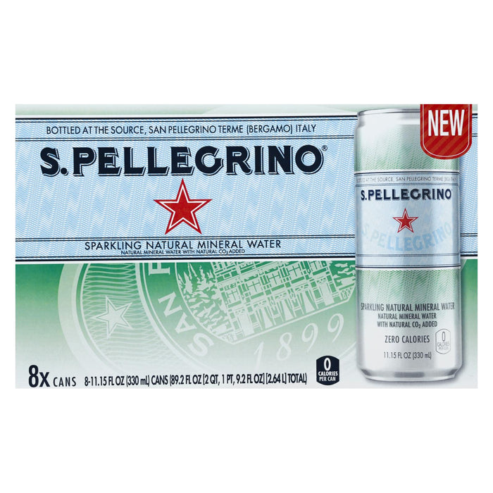 San Pellegrino - Sprkling Natural Minrl Water - Case Of 3 -  8/11.15z