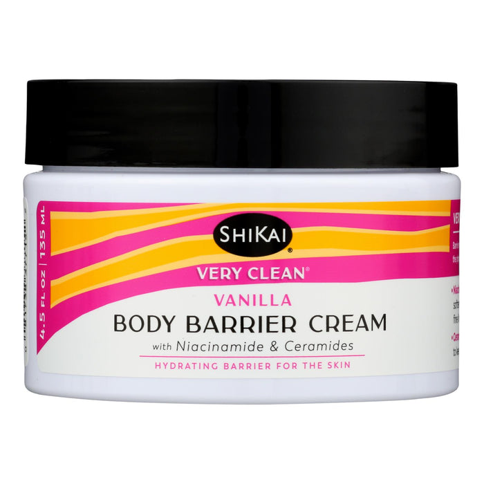 Shikai Products - Cream Barrier Vanilla - 1 Each-4.5  Fz