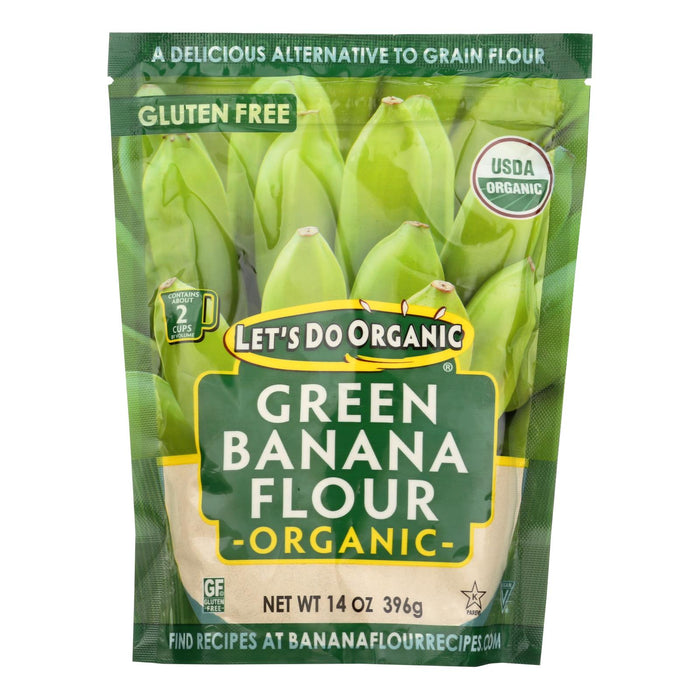 Let's Do Organic Organic Flour - Green Banana - Case Of 6 -14 Oz