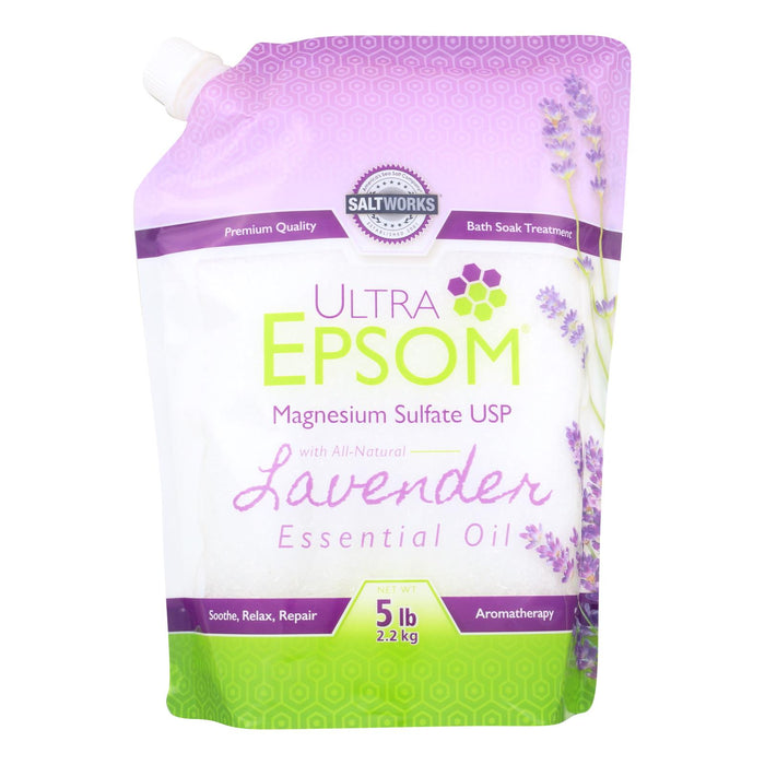 Ultra Epsom - Epson Salt Lavender - 1 Each - 5 Lb.