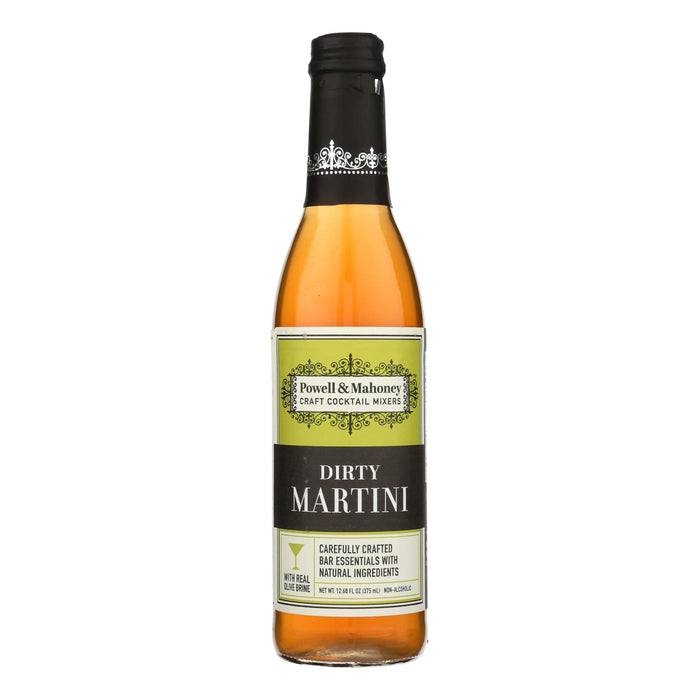 Powell & Mahoney Classic Cocktail -Dirty Martini - Case Of 6 - 12.68 Oz.