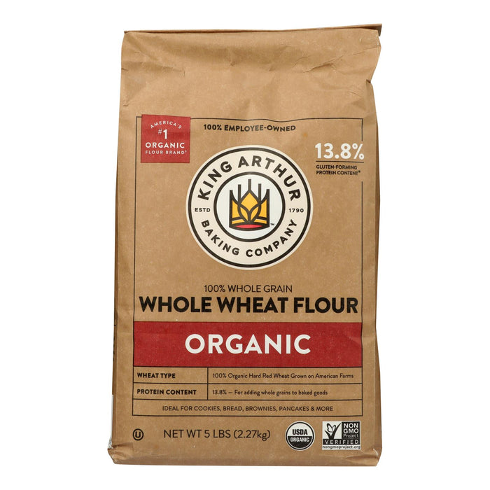 King Arthur Whole Wheat Flour  -Case Of 6 - 5 #