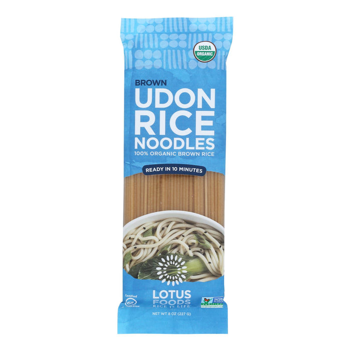 Lotus Foods - Ndls Organic Brown Rice Udon - Case Of 8-8 Oz.