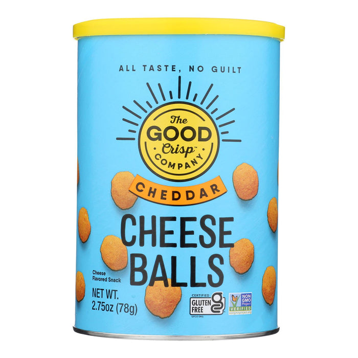 The Good Crisp Company - Cheese Balls Cheddar - Case Of 9-2.75  Oz