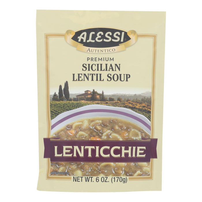 Alessi - Sicilian Lentil Soup - Lenticchie - Case Of 6 - 6 Oz