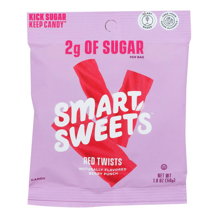 Smartsweets - Red Twists Berry Punch - Case Of 12-1.8 Oz .