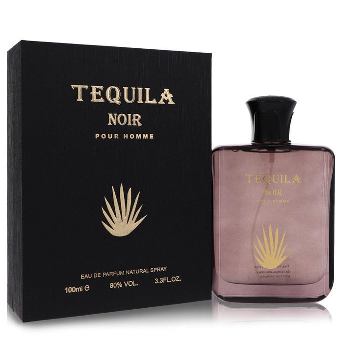 Tequila Pour Homme Noir by Tequila Perfumes Eau De Parfum Spray 3.3 oz for Men.