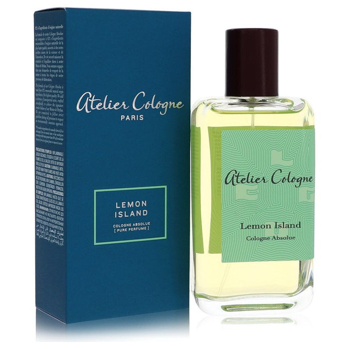 Lemon Island by Atelier Cologne Pure Perfume Spray (Unisex) 3.3 oz for Men