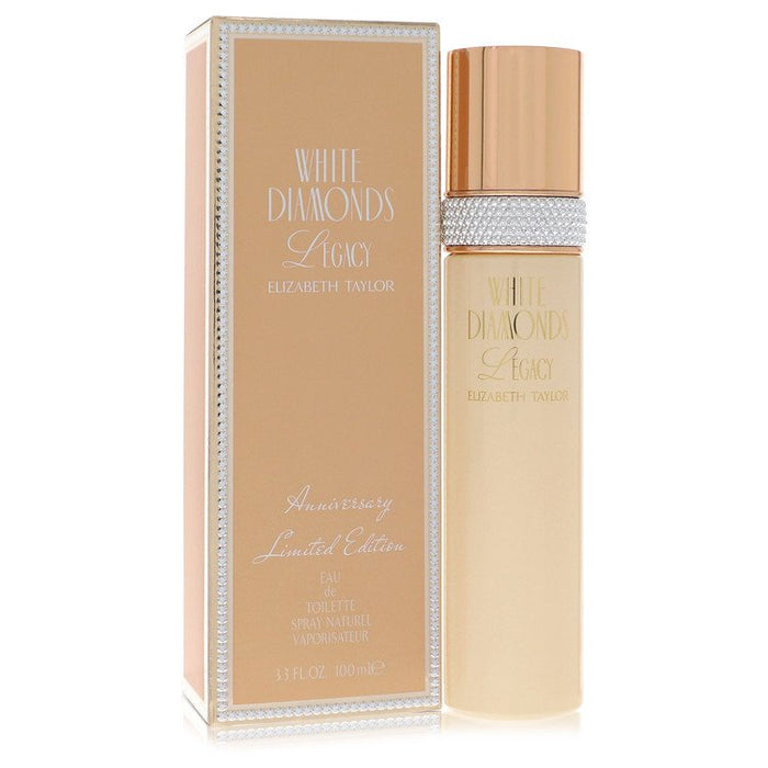 White Diamonds Legacy by Elizabeth Taylor Eau De Toilette Spray 3.3 oz for Women.