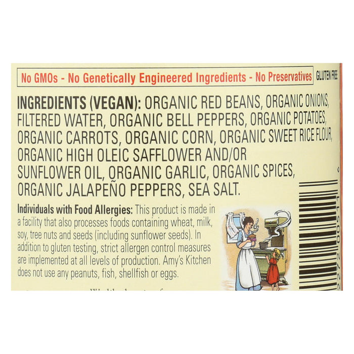 Amy's -Organic Medium Chili With Veggies - Case Of 12 - 14.7 Oz