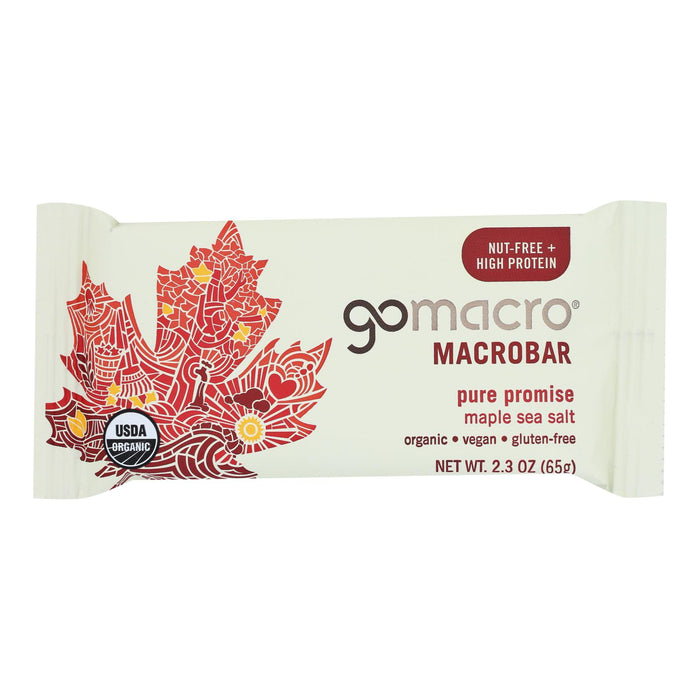 Gomacro - Bars Maple Sea Salt - Case Of 12 - 2.3 Oz.