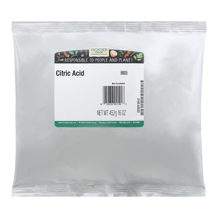Frontier Herb -Citric Acid - 1 Each - 1 #