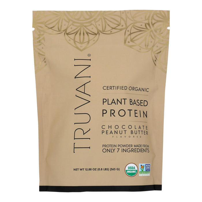 Truvani - Protein Powder Peanut Butter Chocolate - 1 Each-12.88 Oz.