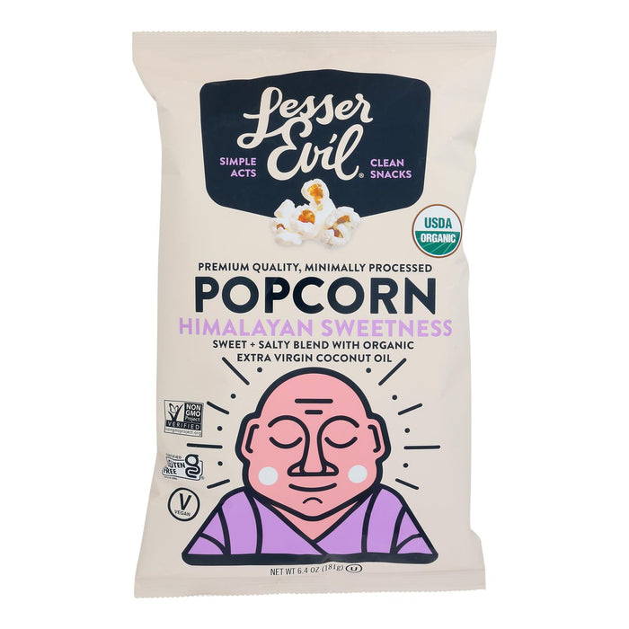 Lesser Evil - Popcorn Himlyn Swtness - Case Of 12-6.4  Oz