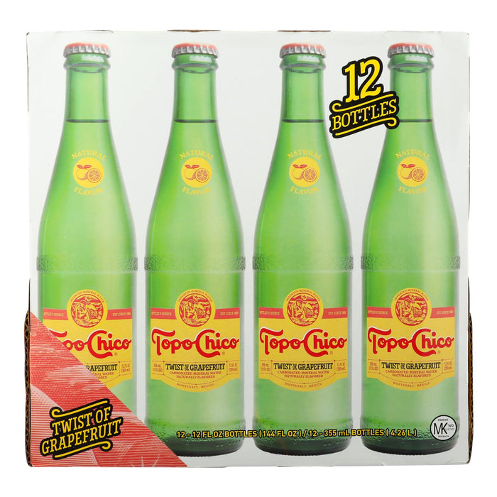 Topo Chico - Sparkling Water Minerl Grapefruit - Case Of 1-12/12 Oz.