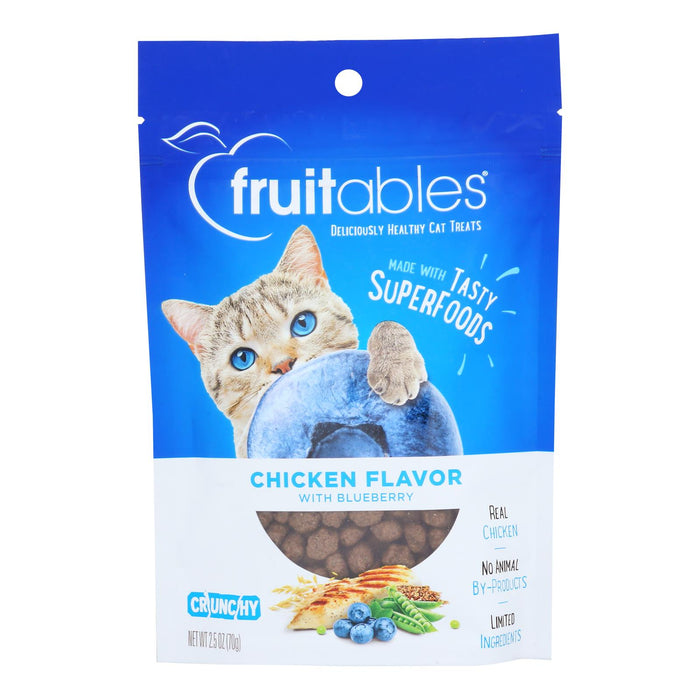 Fruitables - Cat Treats Chicken&blubry - Case Of 10-2.5  Oz