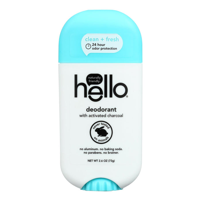 Hello Products Llc - Deodorant Actv Chrcl Cln Frsh - 1 Each-2.6 Oz.