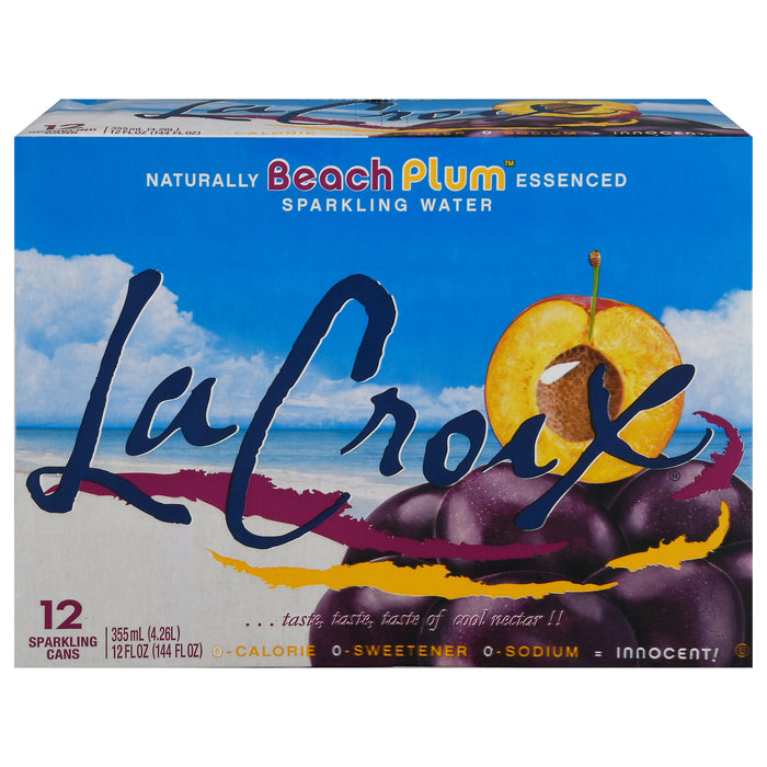 Lacroix - Sparkling Water Beach Plum - Case Of 2-12/12 Fz.