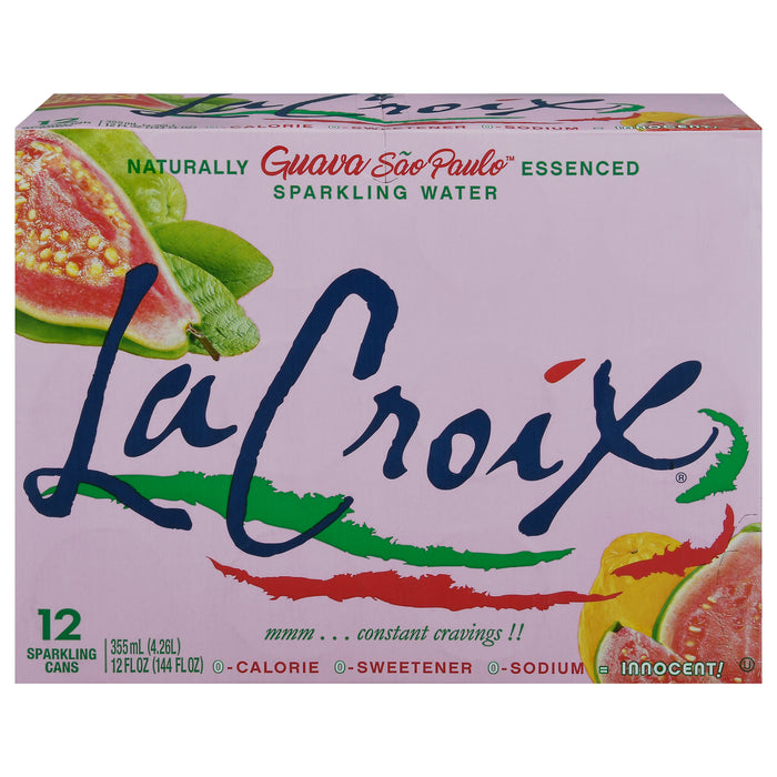 Lacroix - Sparkling Water Guava Sao Pl - Case Of 2-12/12 Fz.